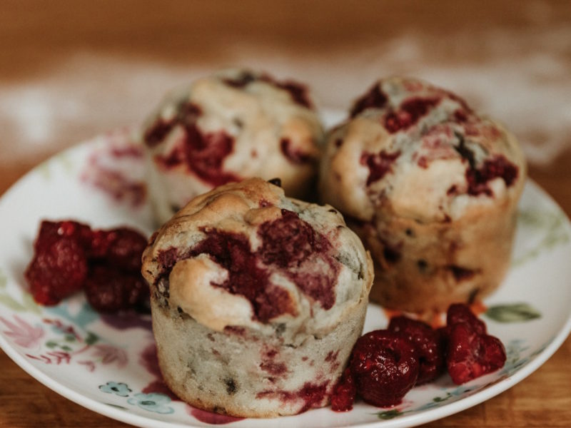 Autumn flavour <br>Our late season raspberry muffin recipe Autumn flavour <br>Our late season raspberry muffin recipe